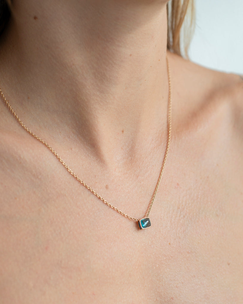 14K Blue Spruce Necklace