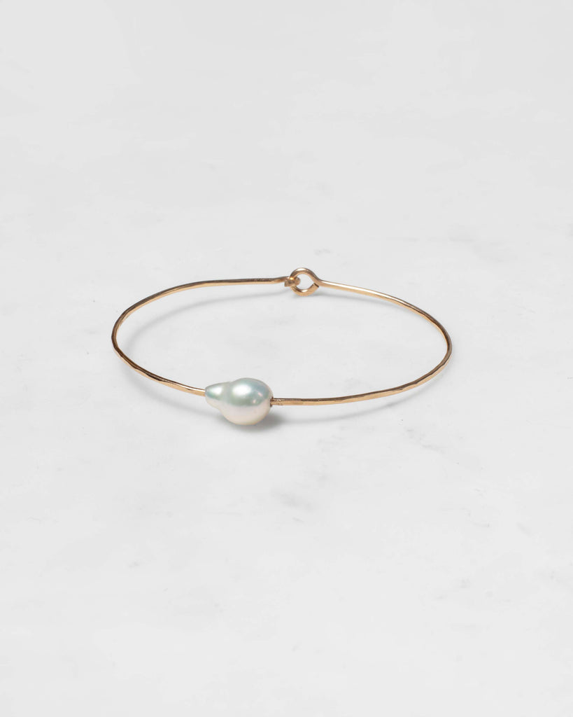 Petite Baroque Pearl Cuff Bracelet