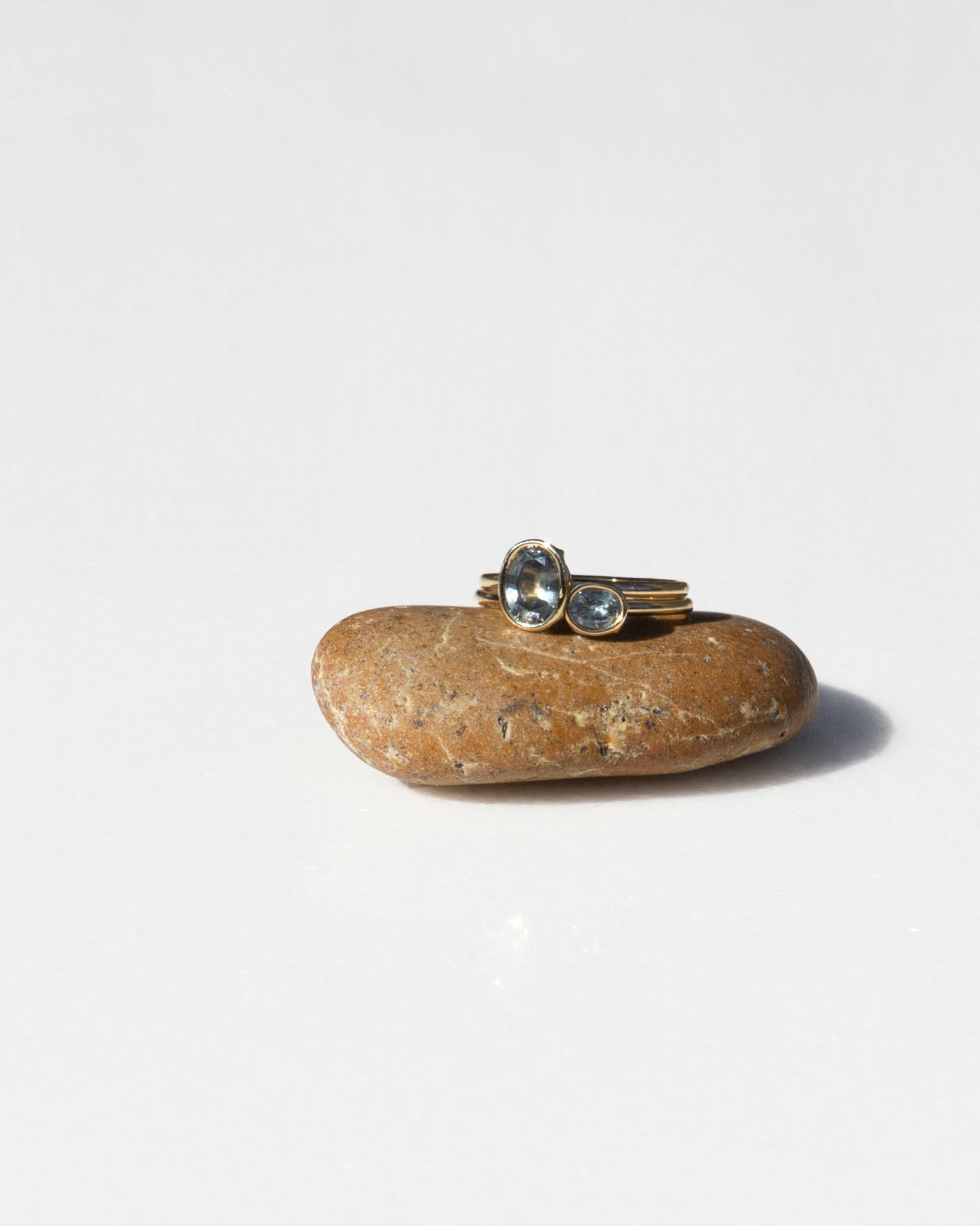 Petrichor Sapphire Floating Ring