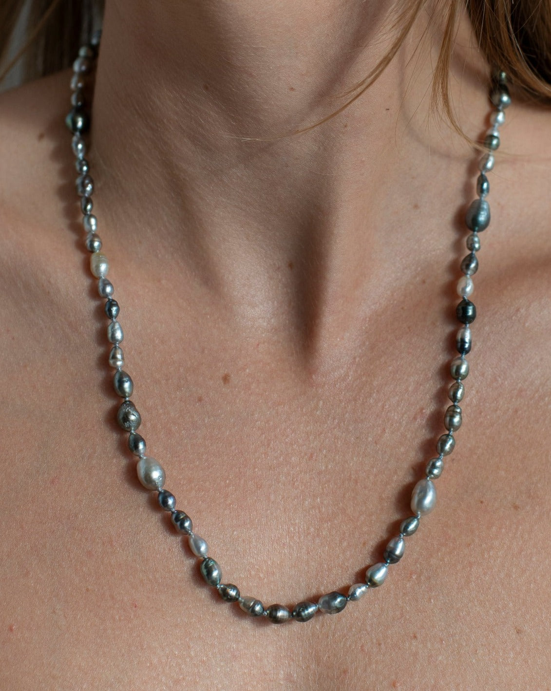 Keshi Pearl Layering Necklace