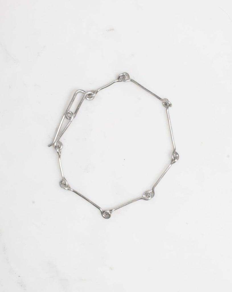 Sterling Bone Chain Bracelet