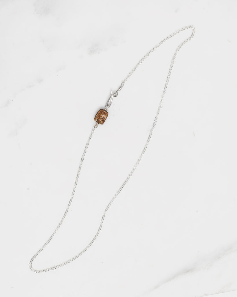 Sterling Bronzite Chain Necklace