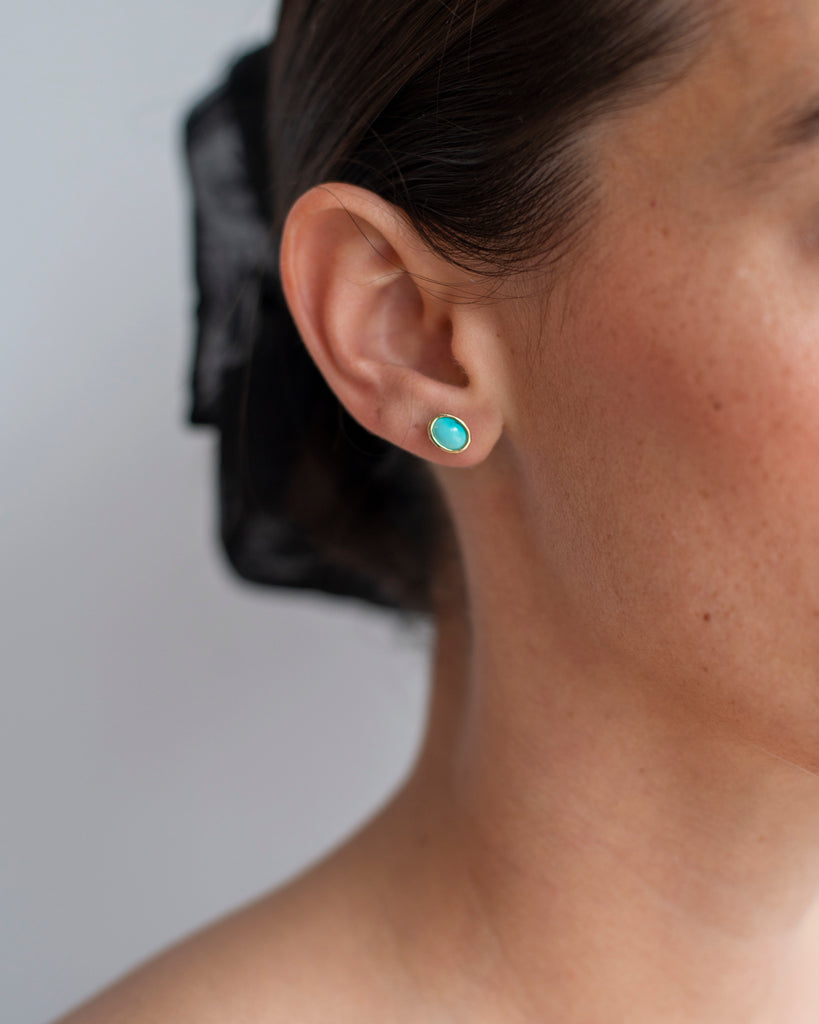 Turquoise Floating Studs