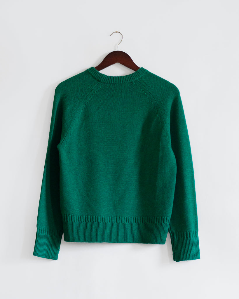 Organic by John Patrick - Cashmere Sweatshirt in Emerald