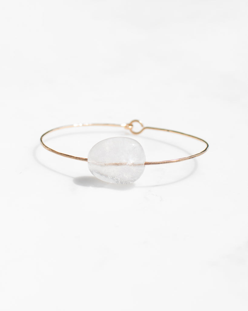 Overmountain Crystal Quartz Cuff Bracelet