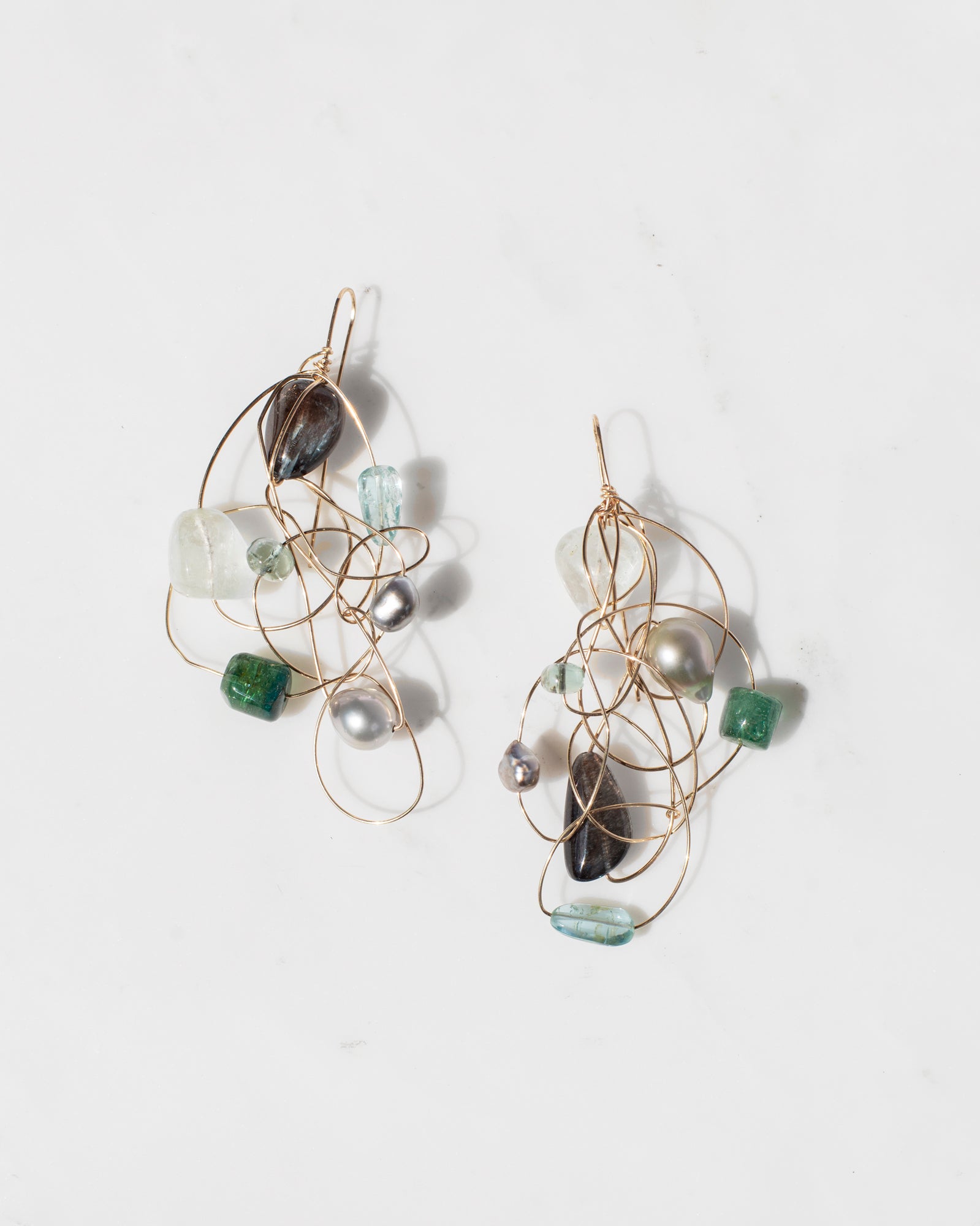 Woven Seascape Earrings