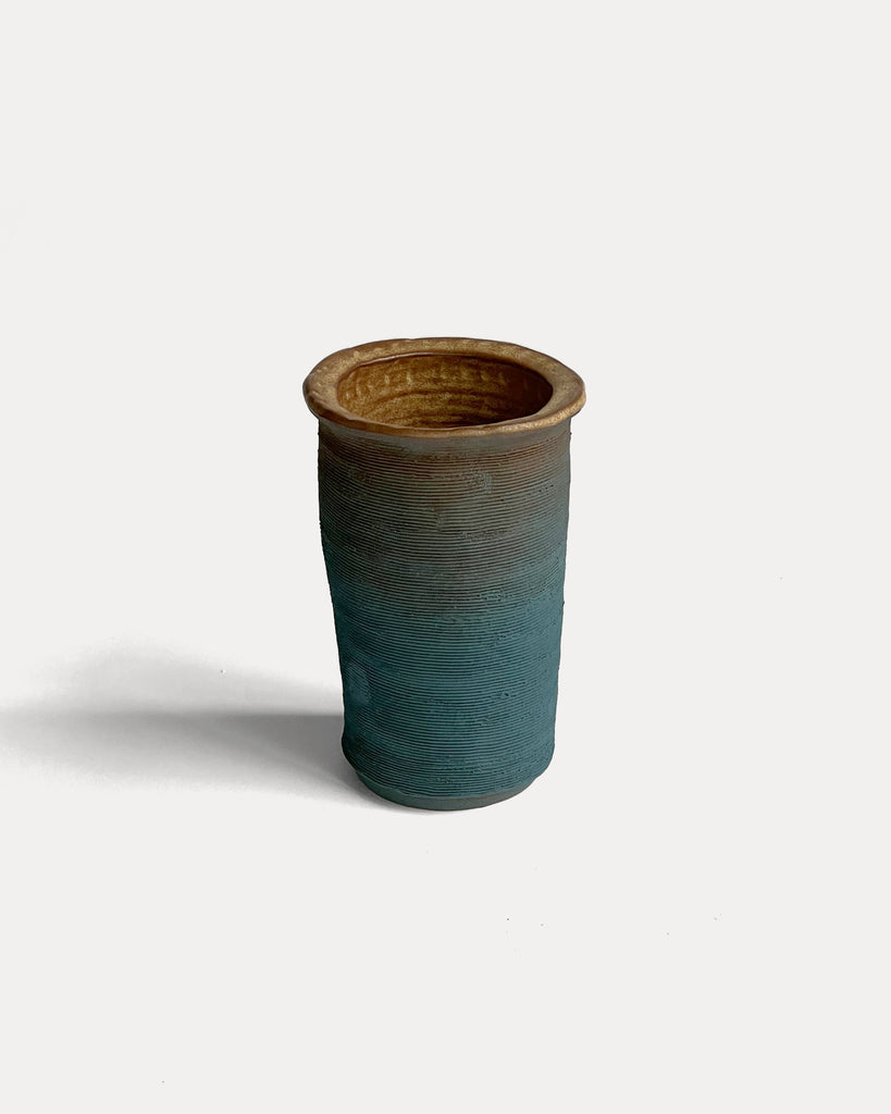Emberken - Ribbed Cylinder Vase