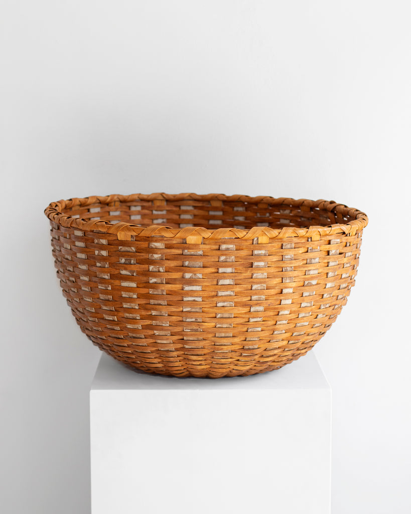 Jonathan Kline - Striped Double Bottom Basket
