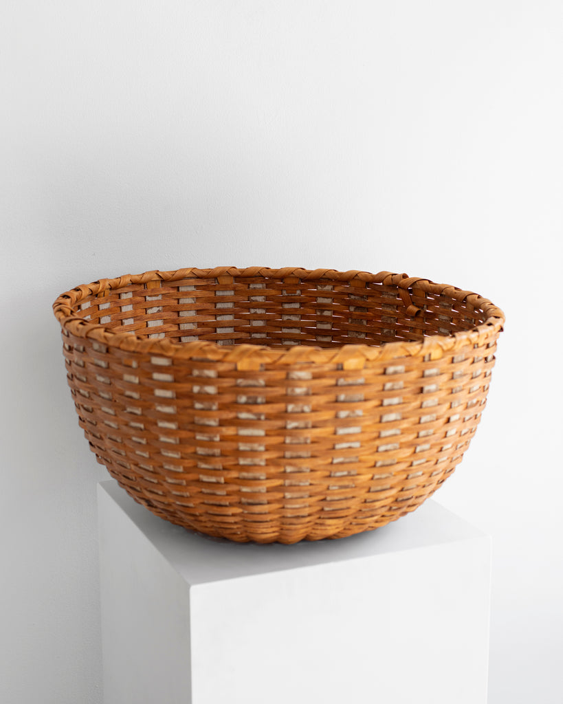 Jonathan Kline - Striped Double Bottom Basket