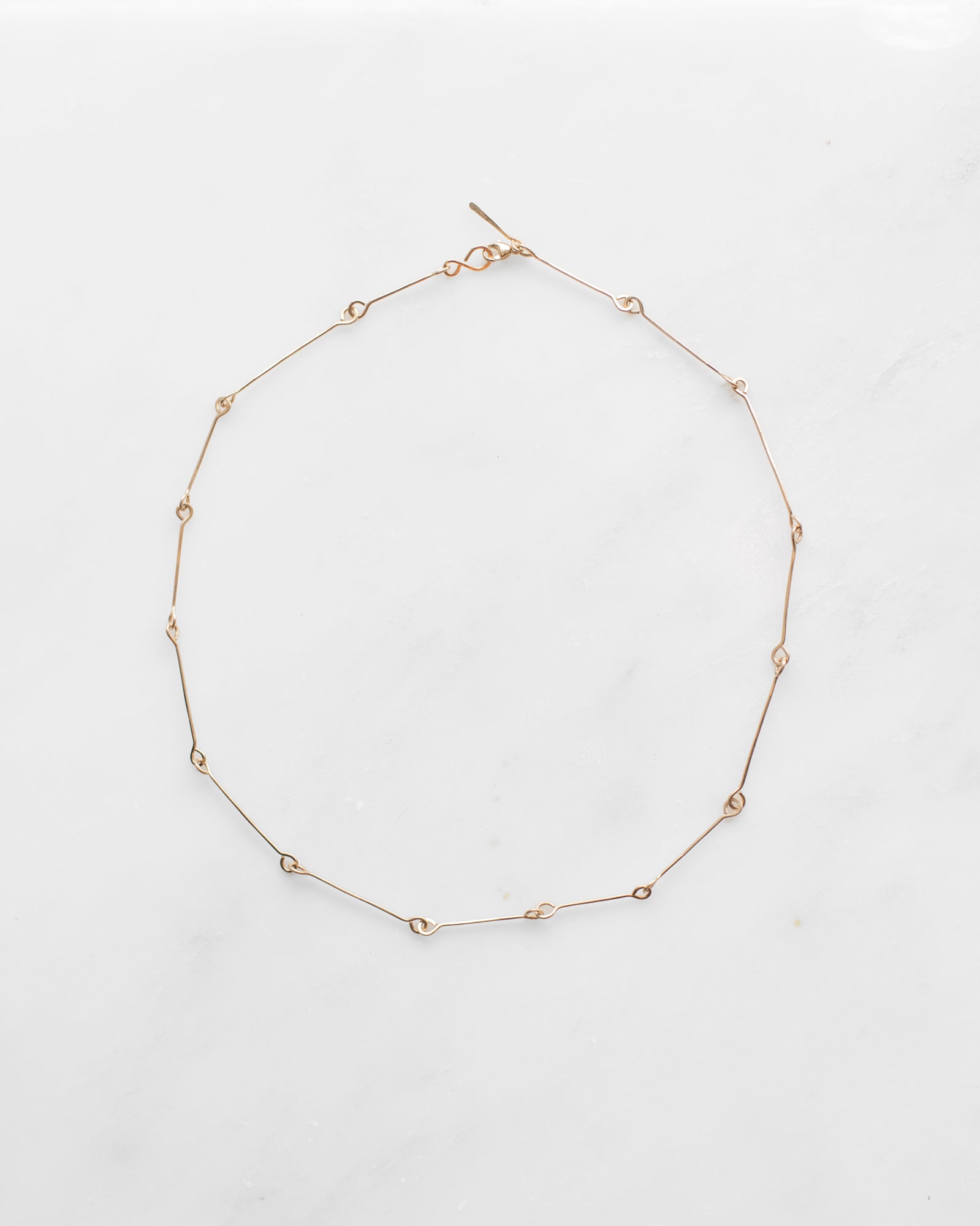 14K Bone Chain Necklace