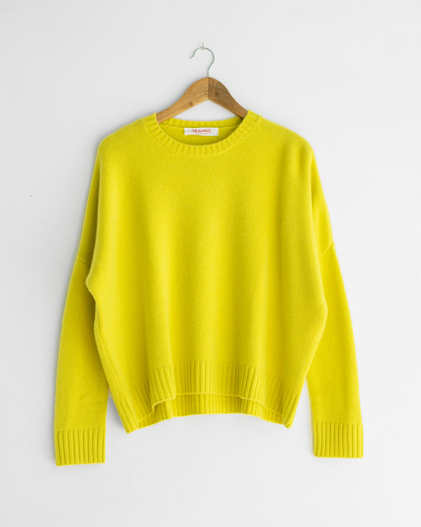 Organic by John Patrick - Wide Pullover in Citrine