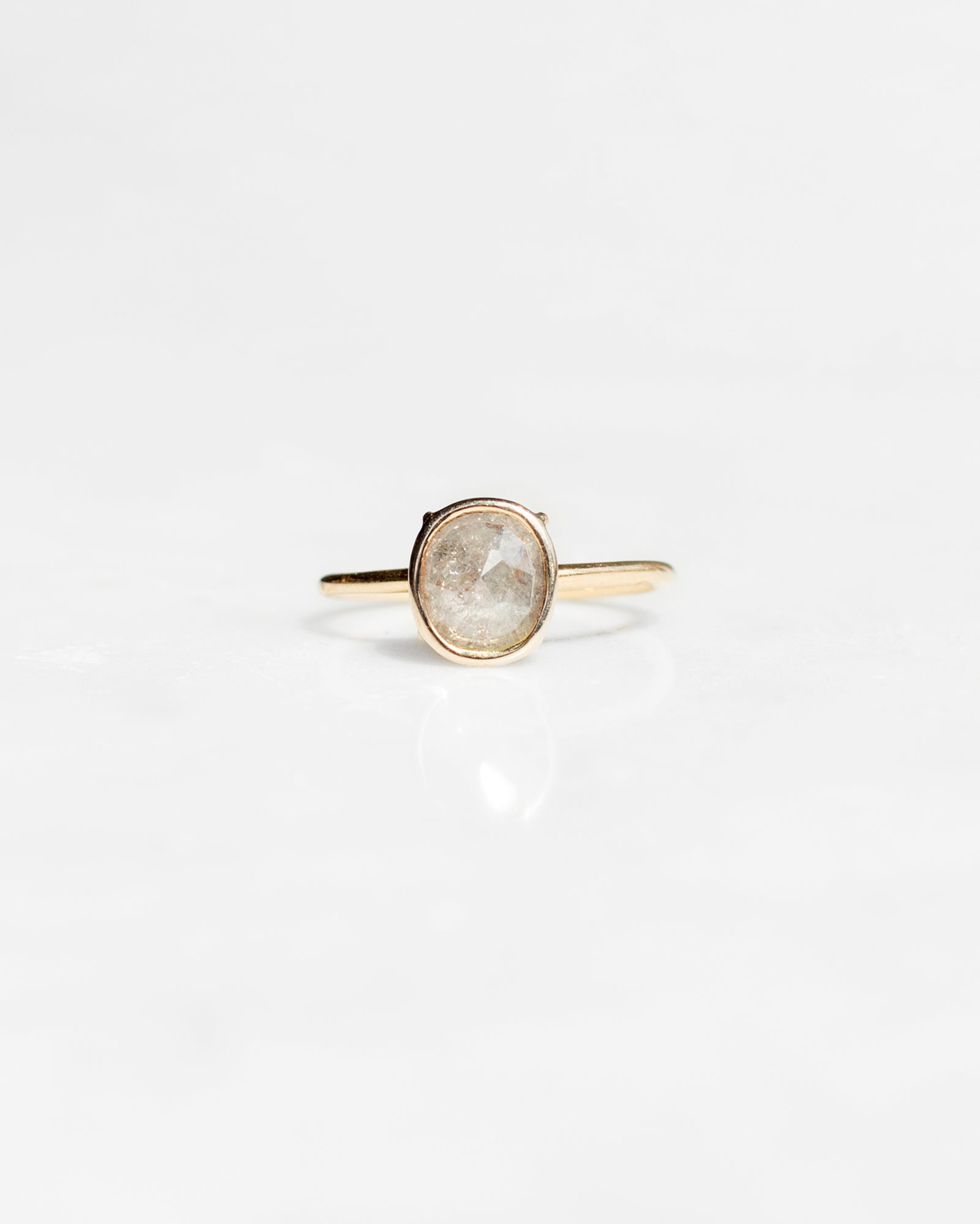 Mineral Diamond Floating Ring - Frost