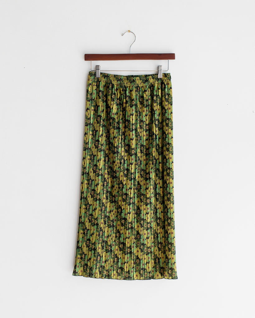 No.6 - Kotomi Skirt in Olive and Lime Pansy