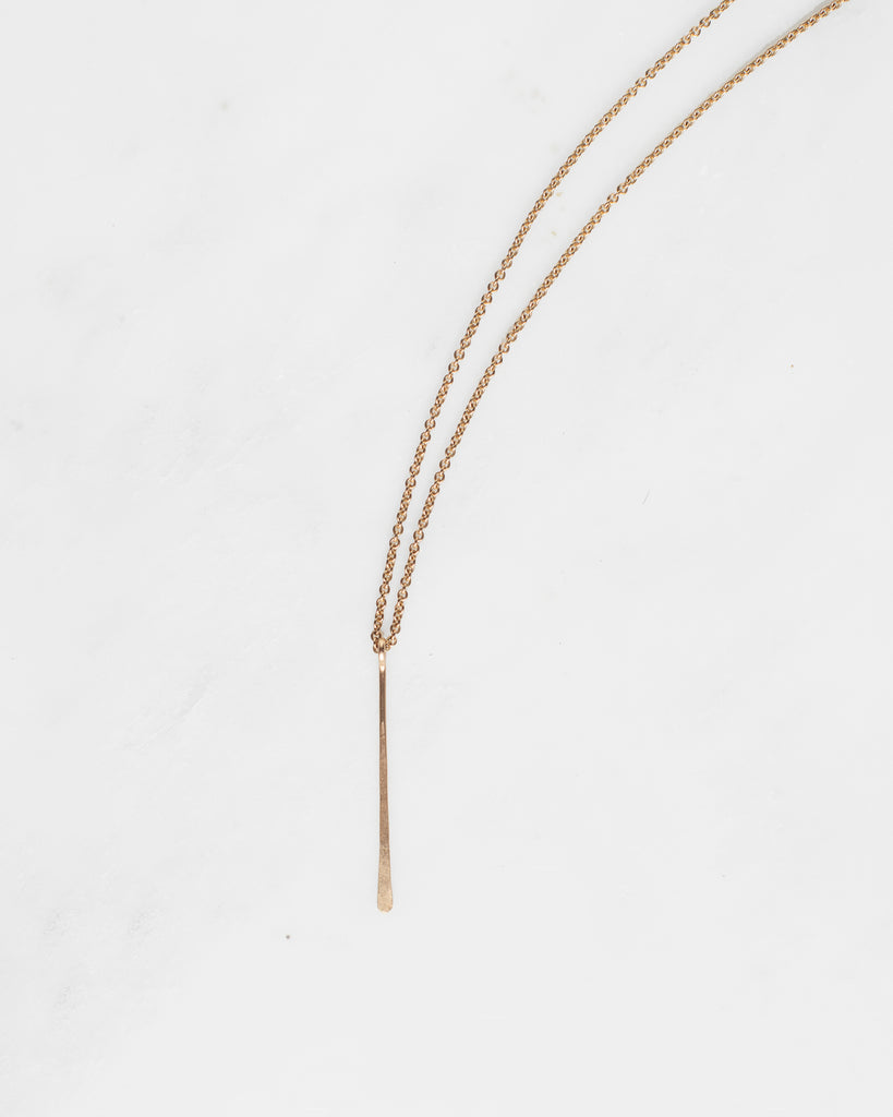 14K Single Fringe Necklace
