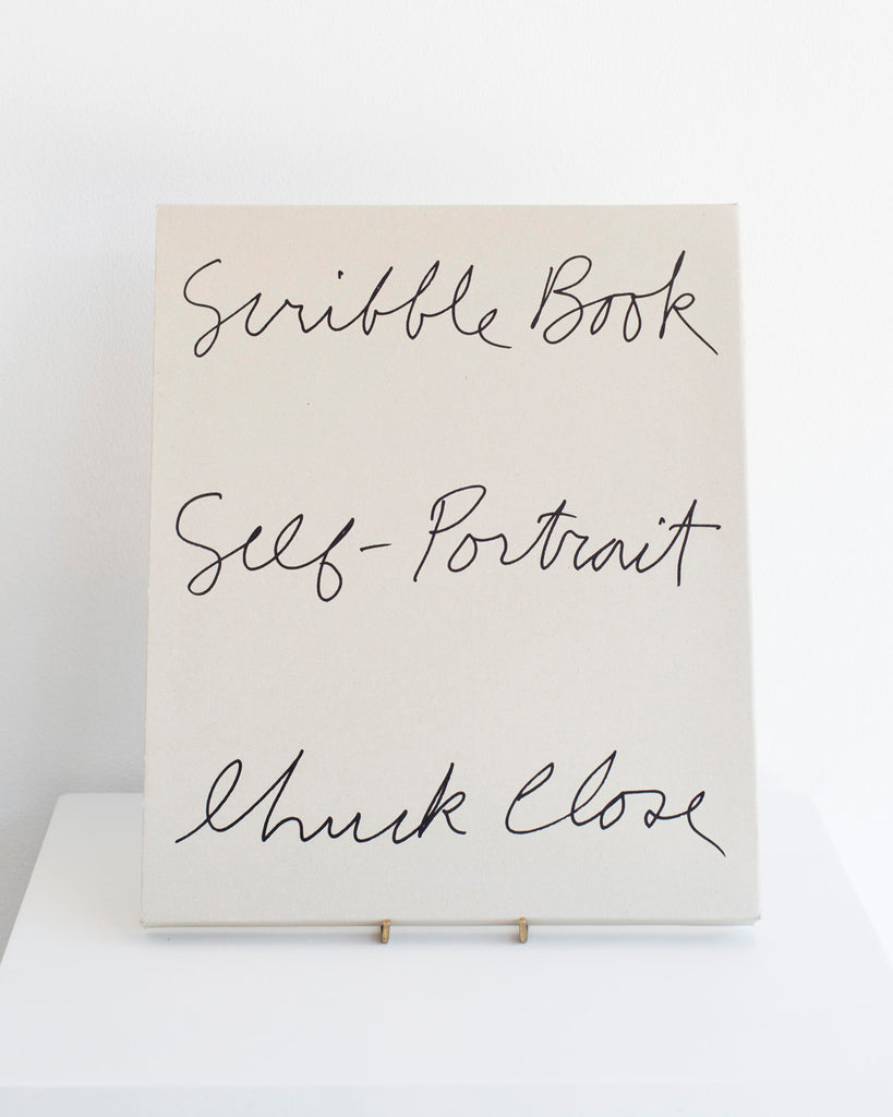 Chuck Close - Scribble Book: Self Portrait