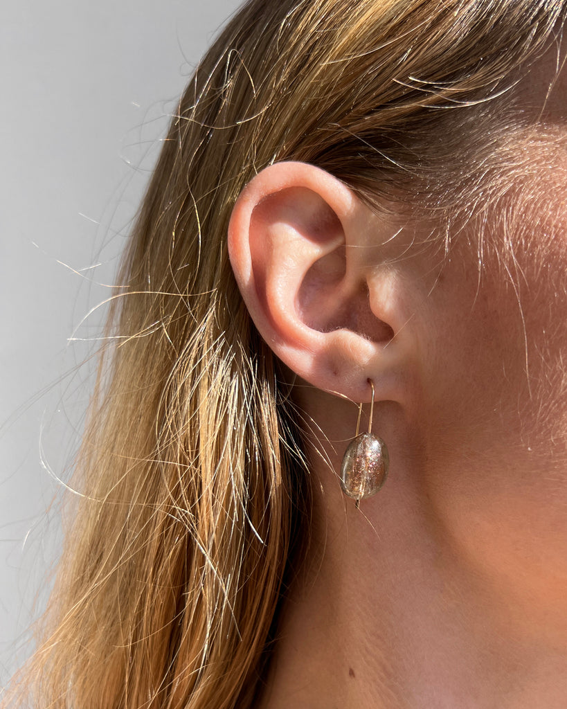 Sunstone Drop Earrings